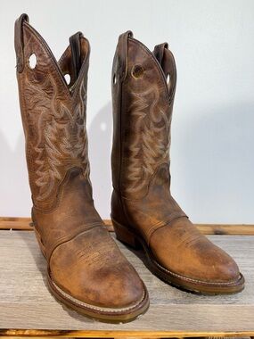 Double H Women’s Western Work Boots Size 7.5 M DH5159 Ultra Gel Ice Buckaroo USA